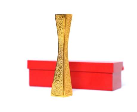 24 Karat Gold 6 Inch Square Vase Gift